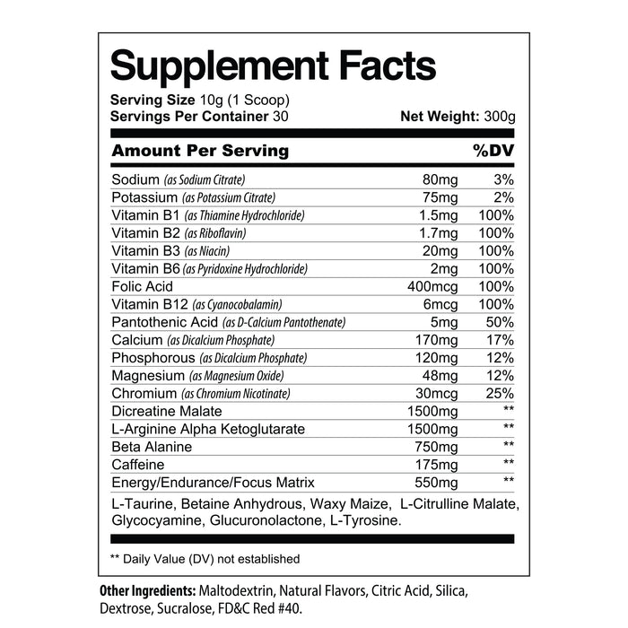 Pre-Workout Powder