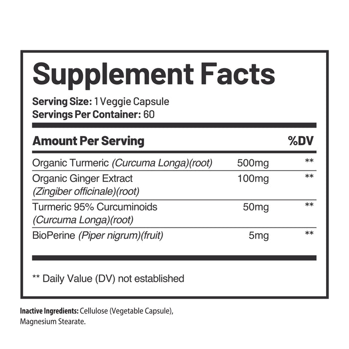 Turmeric and Ginger with BioPerine